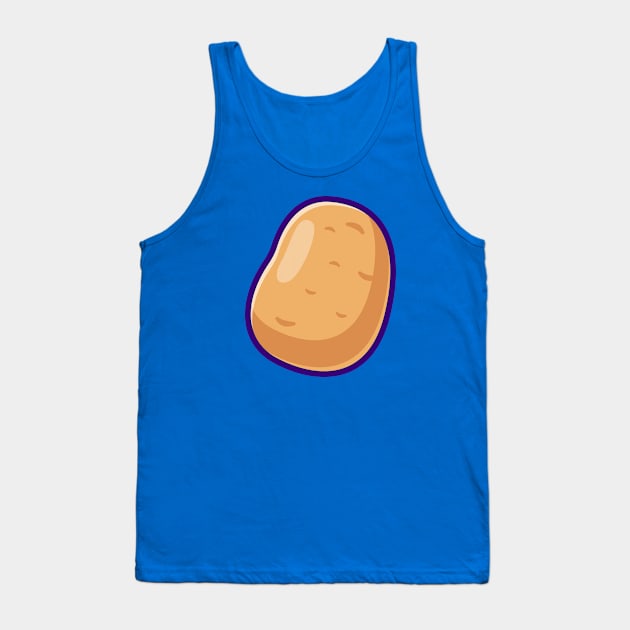 Potato Vegetable Cartoon Tank Top by Catalyst Labs